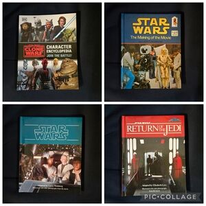 Star Wars Set Of 4 NEW Book Collection
